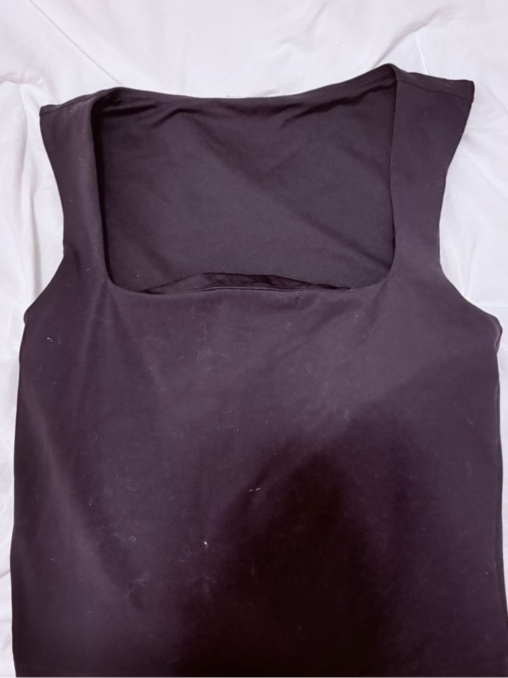 All in Motion Black Square-Neck Women’s Tank Top